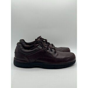 Rockport Mens Brown Leather Lace-Up Walking Shoes Size 14